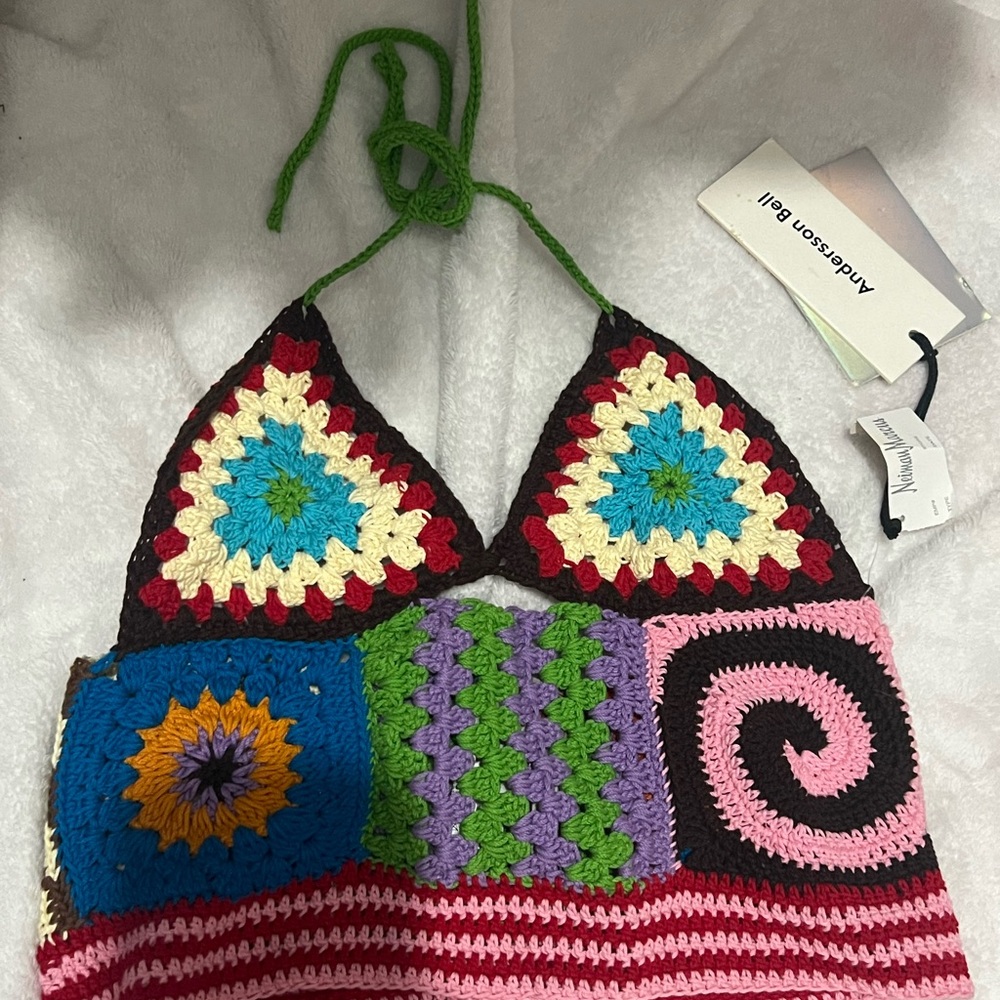 Multicolor Crochet Tank Top by Andersen bell